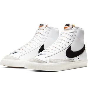 Nike White High-Top basketball Sneakers